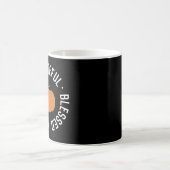 Fall Dankbar gesegnet Pumpkin Herbst Kaffeetasse (Mittel)
