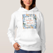 Fall Dankbar und gesegnet lange Schläfchen Frauen Hoodie (Vorderseite)