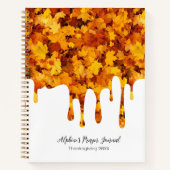 Fall Dankbarkeit/Gebet Journal Daily Notizblock (Vorderseite)