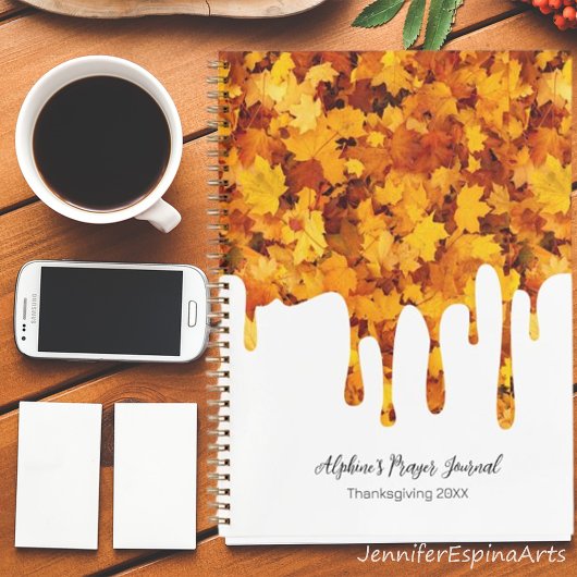 Fall Dankbarkeit/Gebet Journal Daily Notizblock