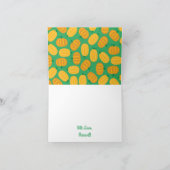 Fall Danke Pumpkin Birthday Party Karte (Innenseite)