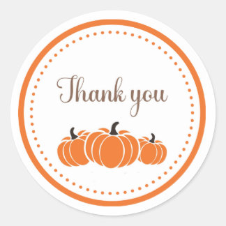 Fall Dankeschön Aufkleber