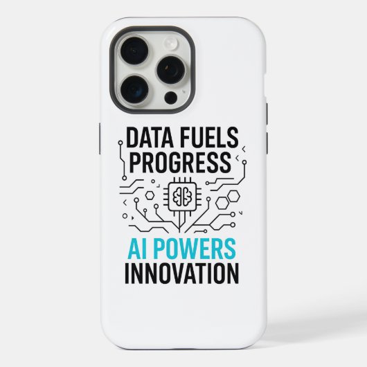 Fall "Datenbrennstoff-KI-Power" | Bereich Technisc iPhone Hülle (Rückseite)