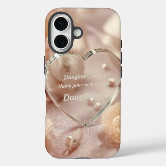 Fall "Daughter in Law Appreciation Heart Mobile" Case-Mate iPhone Hülle (Rückseite)