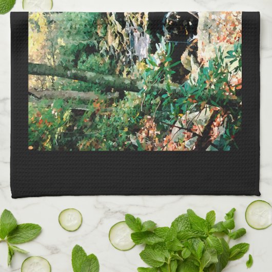 Fall Day Digital Geschirrtuch (Gefaltet)