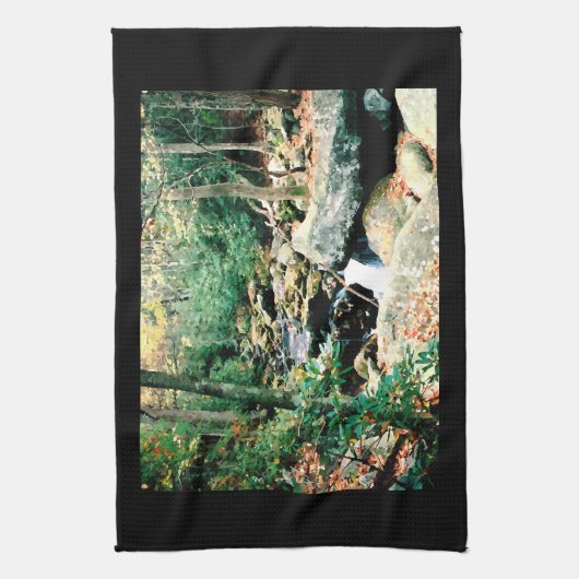 Fall Day Digital Geschirrtuch (Vertikal)