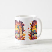 Fall Deer Alebrije Kaffeetasse (VorderseiteRechts)