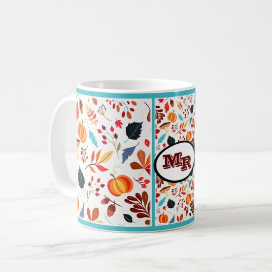 Fall Delays Monogram Kaffeetasse (Vorderseite Links)