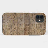 Fall der ägyptischen Hieroglyphen-Designer Case-Mate iPhone Hülle (Rückseite (Horizontal))