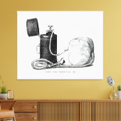 Fall der aufrecht stehenden Anästhesie des Chirurg Leinwanddruck (Insitu (Wohnzimmer))