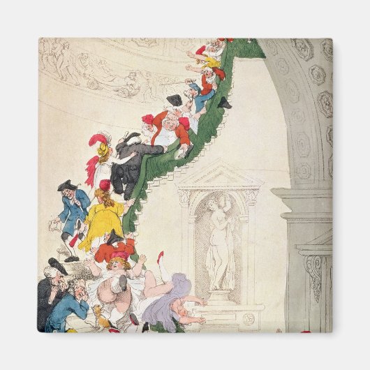 Fall der Ausstellung, c.1800 Magnet (Vorne)