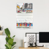 Fall der Bastille Poster (Heimbüro)