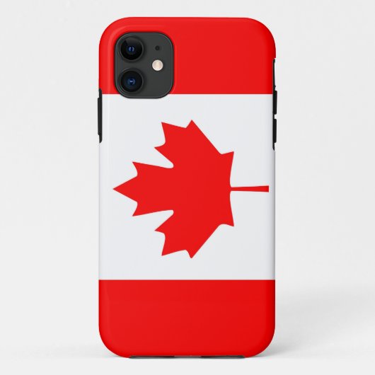 Fall der Canada-Flagge Case-Mate iPhone Hülle (Rückseite)