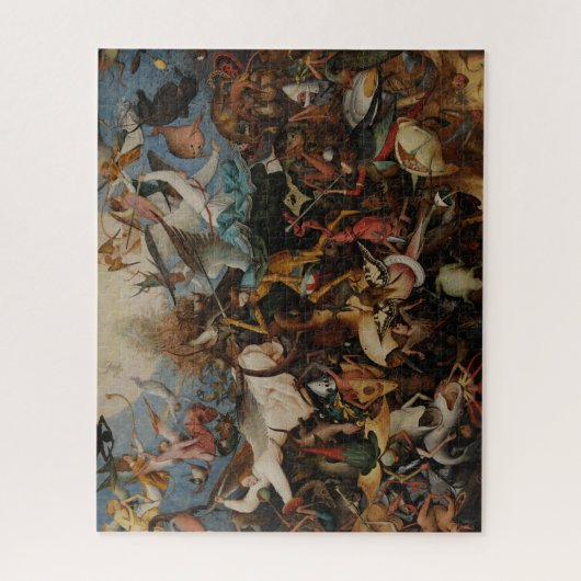 Fall der Engel der Rebellen durch Pieter Bruegel Puzzle (Vertikal)