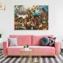 Fall der Engel der Rebellen | Pieter Bruegel, Älte Leinwanddruck