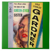 Fall der Grün-Mit Augen Schwester Fliese (Vorderseite)