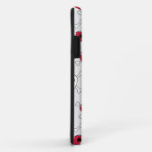 Fall der Herz-Totenkopf mit gekreuzter Case-Mate iPhone Hülle (Hinten/Rechts)