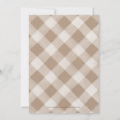 Fall der Liebe Floral und Pumpkin Brautparty Inv Einladung (Rückseite)