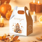 Fall der Liebe Kleiner Teddy Bar Pumpkin Geschenkschachtel
