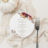 Fall der Liebe Pumpkin Circle Wedelkarte