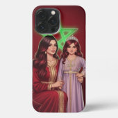 Fall der marokkanischen Mutter und Tochter iPhone Hülle (Rückseite)