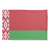 Fall der patriotischen belarussischen Flagge Kissenbezug (Rückseite)