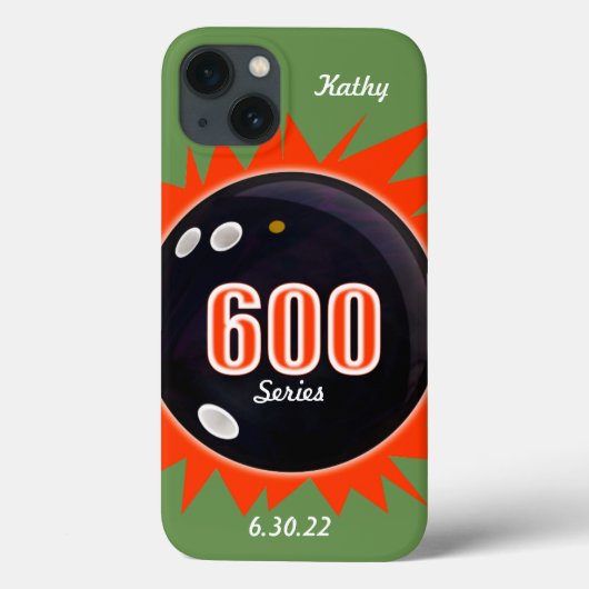 Fall der personalisierten 600 Bowling-Serie Case-Mate iPhone Hülle (Rückseite)