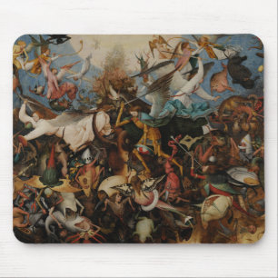 Fall der Rebellenengel durch Pieter Bruegel Mousepad