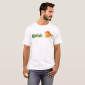 Fall der riesigen orange Fische T-Shirt (Vorne ganz)