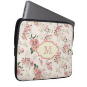 Fall der Rose mit Vintager Hütte Laptopschutzhülle (Vorne Rechts)
