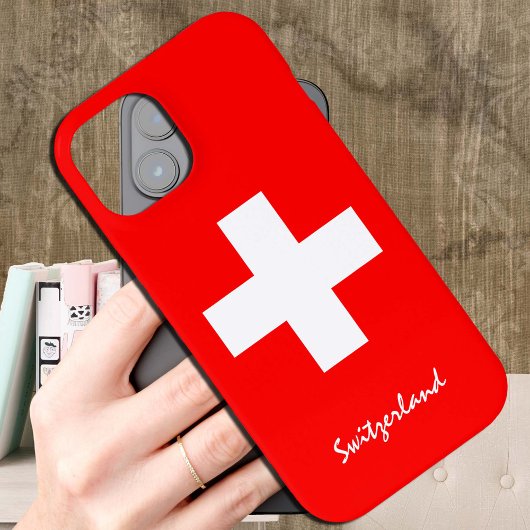 Fall der Schweizer Flagge, Schweiz Modekreuz /spor Case-Mate iPhone Hülle