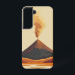 Fall der Vulkandämmerung Samsung Galaxy Hülle<br><div class="desc">Ein blühender Vulkan,  der unter der frühen Sonne Dampf freisetzt,  fängt die Ruhe und Intensität des rauen Powers der Natur ein.</div>