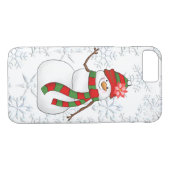 Fall der WeihnachtsAquarellschnee-Frau 8/7 Case-Mate iPhone Hülle (Rückseite (Horizontal))
