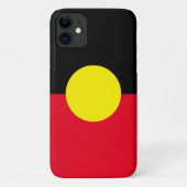 Fall des Aborigine-Flag Case-Mate iPhone Hülle (Rückseite)