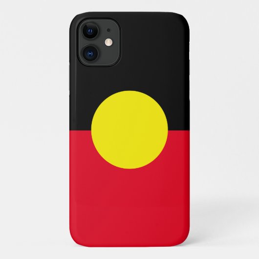 Fall des Aborigine-Flag Case-Mate iPhone Hülle (Rückseite)