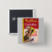 Fall des Buchdecks "Careless Kitten" Button (Vorne & Hinten)