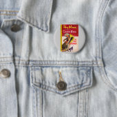 Fall des Buchdecks "Careless Kitten" Button (Beispiel)