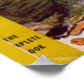 Fall des Buchdecks "Careless Kitten" Poster (Ecke)