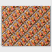 Fall des Buchdecks der Sulky-Girl Geschenkpapier (Flach)