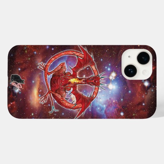 Fall des Cosmic Dragon Case-Mate iPhone Hülle (Rückseite (Horizontal))
