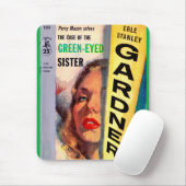 Fall des Deckels der Grün-Mit Augen Schwester Mousepad (Mit Mouse)