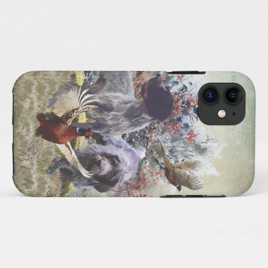 Fall des deutschen Drahthaars Pointer Case-Mate iP iPhone Hülle (Rückseite (Horizontal))