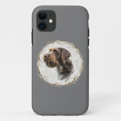 Fall des deutschen Drahthaars Pointer Case-Mate iP iPhone Hülle (Rückseite)
