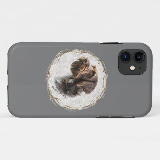Fall des deutschen Drahthaars Pointer Case-Mate iP iPhone Hülle (Rückseite (Horizontal))