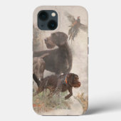 Fall des deutschen Drahthaars Pointer Case-Mate iP iPhone Hülle (Rückseite)