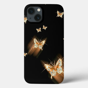 Fall des Goldenen Schmetterlings Case-Mate iPhone Hülle