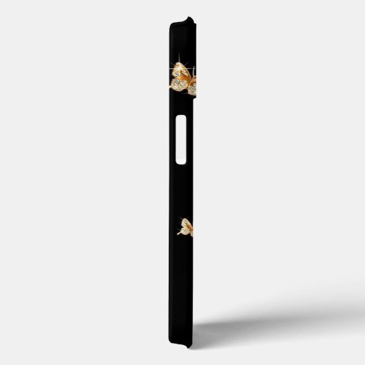 Fall des Goldenen Schmetterlings Case-Mate iPhone Hülle (Rückseite / Rechts)