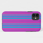 Fall des iPhone 5s: Magenta und helle blaue Streif Case-Mate iPhone Hülle (Rückseite (Horizontal))