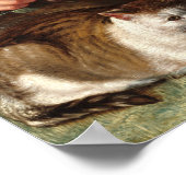 Fall des Menschen - Hendrick Goltzius Kunstgedicht Poster (Ecke)