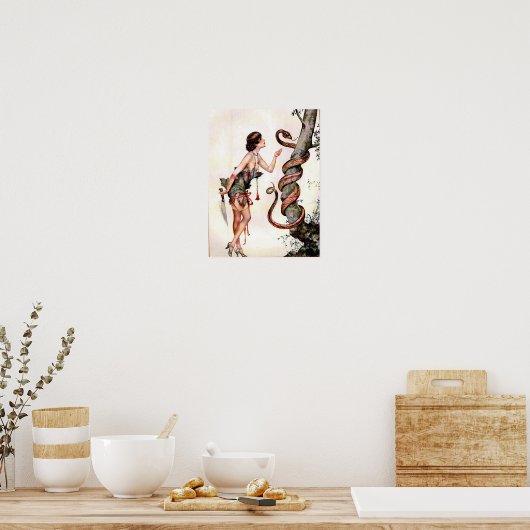 Fall des Menschen - Satan Poster (Küche)